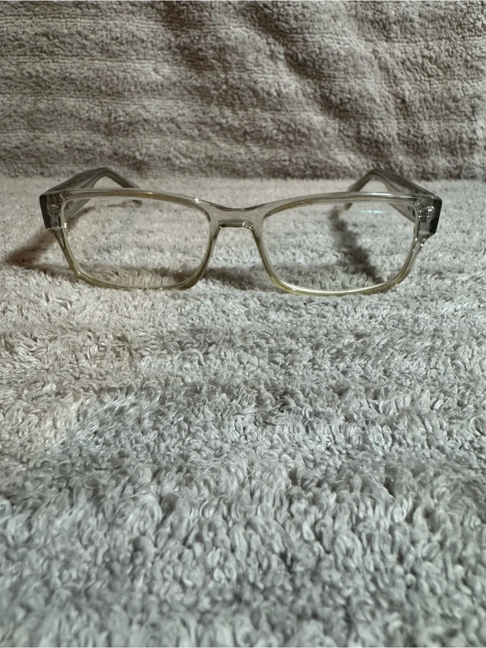 Women's Clear Rectangle Glasses - Classic Transparent Style